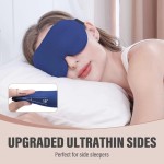 Breathable 3D Total Blackout Light Sleeping Eye Mask Soft Breathable Padded Relieve Fatigue Masker Blindfold Aid Eyepatch