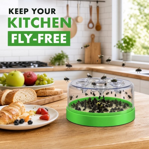 Portable Holes Fly Traps Box Outdoor Indoor Reusable Garden Flies Catchers Killers Mosquito Cockroaches Kitchen Pest Control