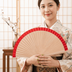 Adjustable Classic Plain Design Spanish Folding Fan Traditional Multipurpose Decorative 23cm Portable Handmade Summer Cooling