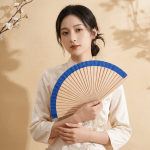 Adjustable Classic Plain Design Spanish Folding Fan Traditional Multipurpose Decorative 23cm Portable Handmade Summer Cooling