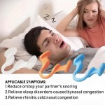 Absorbent Silicone Nasal Clip Dilator Breathing Nose Vents Sleep Snoring Relief Reusable Men Women