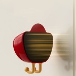 Space-saving Pieces Plastic Yuanbao Magnetic Storage Box Wall Mounted Punch-free Refrigerator Decorative Cute Pen Holder