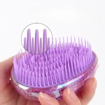 Professional Mini Detangling Hair Brush Egg Round Shape Scalp Massage Hairbrush Tangled Comb Salon Hairdress Styling Travel