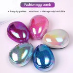 Professional Mini Detangling Hair Brush Egg Round Shape Scalp Massage Hairbrush Tangled Comb Salon Hairdress Styling Travel