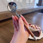 Durable Stainless Steel Spoon Long Handle Tableware Thicken Stirring Ice Retro Meal Serving Soup Dessert Dinner