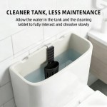 Sleek Multifunctional Hanging Toilet Tank Caddy Adjustable Bathroom Holder Deodorant Cleaning Tablets Storage Rack