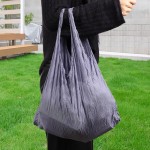 Sturdy Expansion Fold Pleated Flexible Stretch Mini Shopping Bag Large Capacity Bubble Elastic Portable Handbag Storage