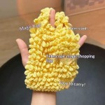 Sturdy Expansion Fold Pleated Flexible Stretch Mini Shopping Bag Large Capacity Bubble Elastic Portable Handbag Storage