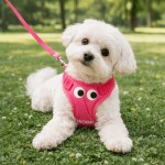 Anti-slip Dog Leash Big Eyes Cute Harness Adjustable Outdoor Travel Small Anti-Escape Cat Chest Puppy Accessories