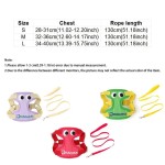 Anti-slip Dog Leash Big Eyes Cute Harness Adjustable Outdoor Travel Small Anti-Escape Cat Chest Puppy Accessories