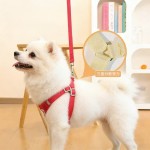 Anti-slip Dog Leash Big Eyes Cute Harness Adjustable Outdoor Travel Small Anti-Escape Cat Chest Puppy Accessories