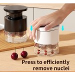 Lightweight Press Type Seven Hole Cherry Pitter Efficient Fruit Core Remover Handheld Kitchen Gadget Jujube Seed Removing