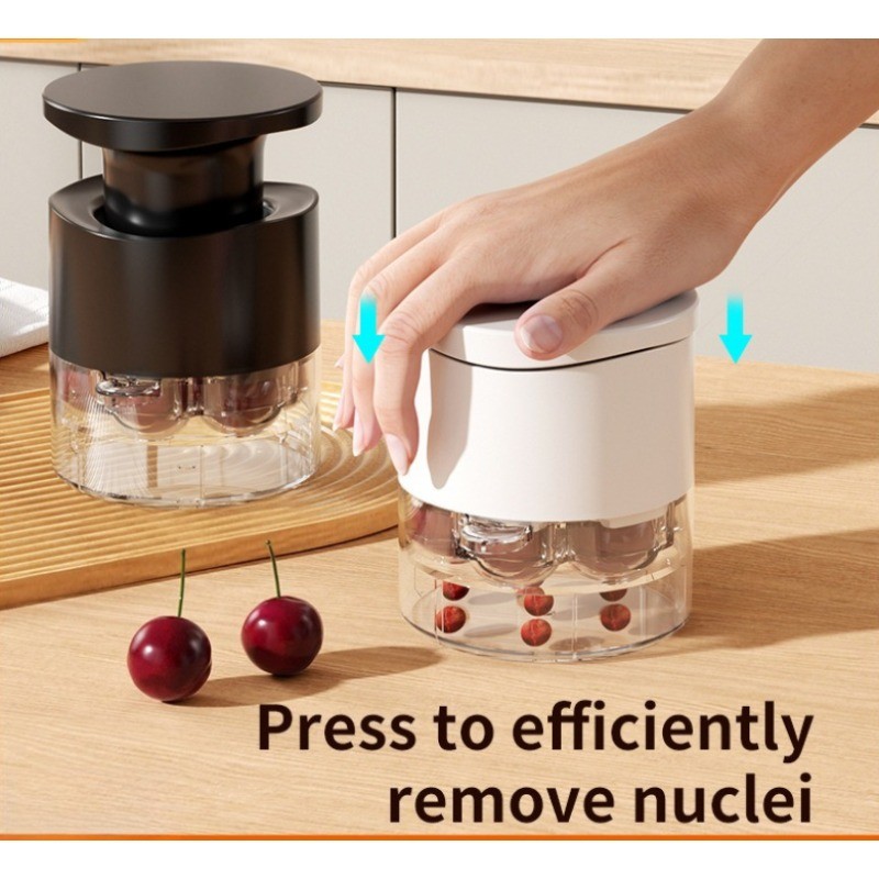Lightweight Press Type Seven Hole Cherry Pitter Efficient Fruit Core Remover Handheld Kitchen Gadget Jujube Seed Removing
