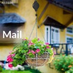 Sleek NexaHome Adjustable Retractable Plant Pulley Hanger Hook Hanging Flower Baskets Garden Pots Bird Feeder Outdoor Decor xkdae