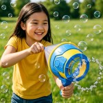 High Quality Air Cannon Soap Bubble Gun Novelty Toys Kids Outdoor Play Machine Handheld Multi Hole Interactive Maker Fun