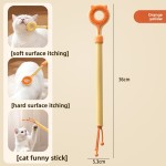 Interactive Cat Toy 2-in-1 Retractable Teaser Tickling Massaging Kittens Relieve Boredom Pet Products