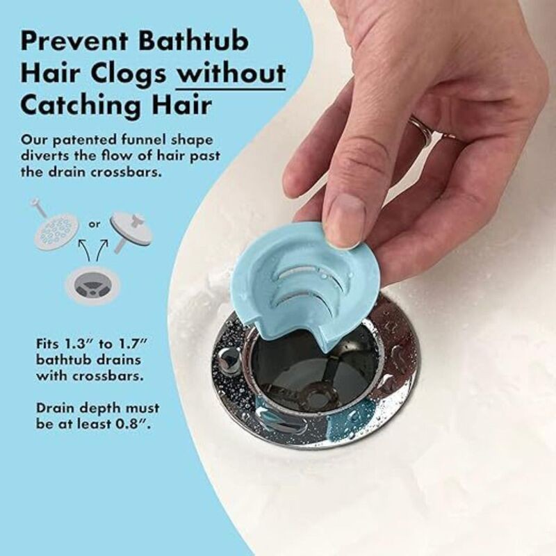 High Quality Anti Clogging Bathtub Drain Funnel Hair Filter Protection Clog Prevention Bathroom Sink Floor