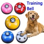 High Quality Cat Dog Trainer Pet Toys Bell Interactive Toy Called Dinner Small Bells Footprint Ring Feeding Reminder Teddy