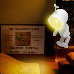 Secure Grip LED Night Lights Magnetic AG Battery Nights Lamp Children Bedroom Bedside Desk Decorations Astronauts Mini Light