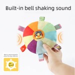Lightweight Plush Disc Dog Toy Sound Making Bite Resistant Teeth Grinding Boredom Relief Self Fun Energy Consuming Pet Chew