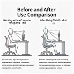 Waterproof Ergonomic Under Desk Foot Rest Massage Rollers Portable Adjustable Height Stool Home Office Orthopedic Leg Riser