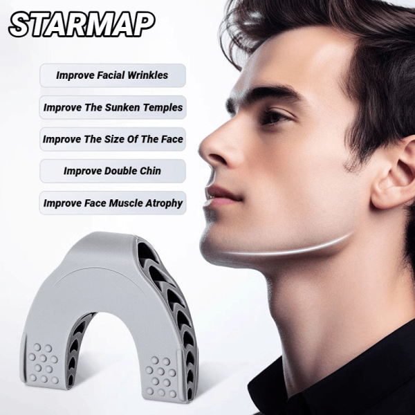 Portable Shape Facial Jaw Exerciser Neck Toning Jawline Men Women Face Muscle Trainin Resistance Levels Double Chin Reducer
