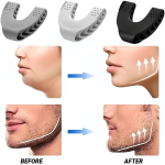 Portable Shape Facial Jaw Exerciser Neck Toning Jawline Men Women Face Muscle Trainin Resistance Levels Double Chin Reducer