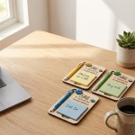 Washable Creative Wooden Memo Clip Holder Office Desk Decor School Gift Supplies