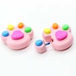 Buildable Fashion Cartoon Cat Paw Highlighter Pen Graffiti Handmade Funnyl DIY Marking Fluorescent Marker Birthday Gift