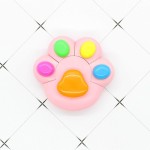 Buildable Fashion Cartoon Cat Paw Highlighter Pen Graffiti Handmade Funnyl DIY Marking Fluorescent Marker Birthday Gift