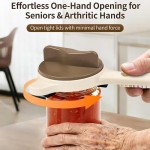 High Quality 4-in-1 Jar Opener Adjustable Stainless Steel Non-Slip Seniors Weak Hands Arthritis Left-Handed Fits Glass Sauce