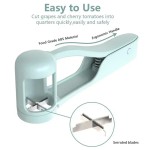 Durable Tomato Slicer Cutter Grape Tools Cherry Fruit Salad Splitter Artifact Toddlers Small Kitchen Accessories Cut Gadget Baby