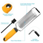 Non-stick Lemon Zester Cheese Grater Stainless Steel Citrus Garlic Ginger Chocolate