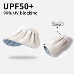 Durable Fashion Solid Color Sun Hat Women Summer Empty Large Brim UV Protection Foldable Fisherman Cap Girls Travel Outdoor