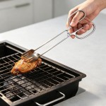 Lightweight Barbecue Tool Charcoal Tongs BBQ Clips Grill Food Clamp Outdoor Cooking Accessories