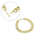 Easy To Clean Plastic Dog Cat Neck Chain Fashion Cuban Link Collar Cool Sliver Gold Necklace Kitten Puppy Accessories