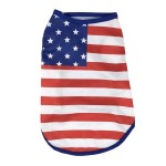 Durable Summer Cool Dog Clothes Mesh Breathable Vest Small Dogs Cats Independence Day Pet T-shirt Two-legged Clothing Teddy Costume