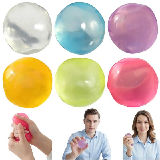 High Quality Coconut Oil Squishy Stress Ball Super Soft Handmade Slow Rising Fidget Squeeze Toy Relief Relieve