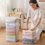 Heavy Duty Large Capacity Vacuum Storage Bags No Pump Space Saver Compression Clothes Blankets 2026 No-pump Bag