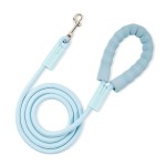 High Quality Summer Dopamine Dog Leashes Durable Cotton Handle Pet Training Rope Nylon Anti-Lost Traction Outdoor