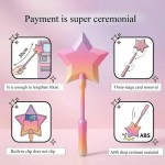 360 Degree Rotation 3D Printed Credit Card Wand Tap Pay Magic Fairy Starlight Tap-to-Pay Holder Fun Unique Creative Gift