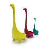 Heat Resistant Piece Creative Loch Ness Monster Soup Spoon Food Grade Plastic Cartoon Kitchen Cooking Utensil