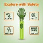 Adjustable Multifunctional Portable Insect Catcher Push Type Transparent Observer Box Bug Safe Release Mechanism Gift