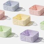 Modern Design Silicone Collapsible Pet Travel Bowl Portable Dog Cat Outdoor Food Water Camping Hiking On-the-Go Use