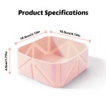 Modern Design Silicone Collapsible Pet Travel Bowl Portable Dog Cat Outdoor Food Water Camping Hiking On-the-Go Use