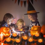 Easy To Install Halloween Decorations LED Candle Light Plastic Spider Pumpkin Lamp Home Bar Haunted House Party Decor