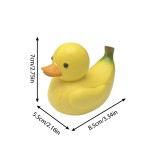 High Speed Pineapple Duck Resin Figurine Cute Tropical Fruit Statue Desk Home Decor