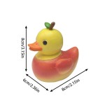 High Speed Pineapple Duck Resin Figurine Cute Tropical Fruit Statue Desk Home Decor