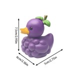 High Speed Pineapple Duck Resin Figurine Cute Tropical Fruit Statue Desk Home Decor