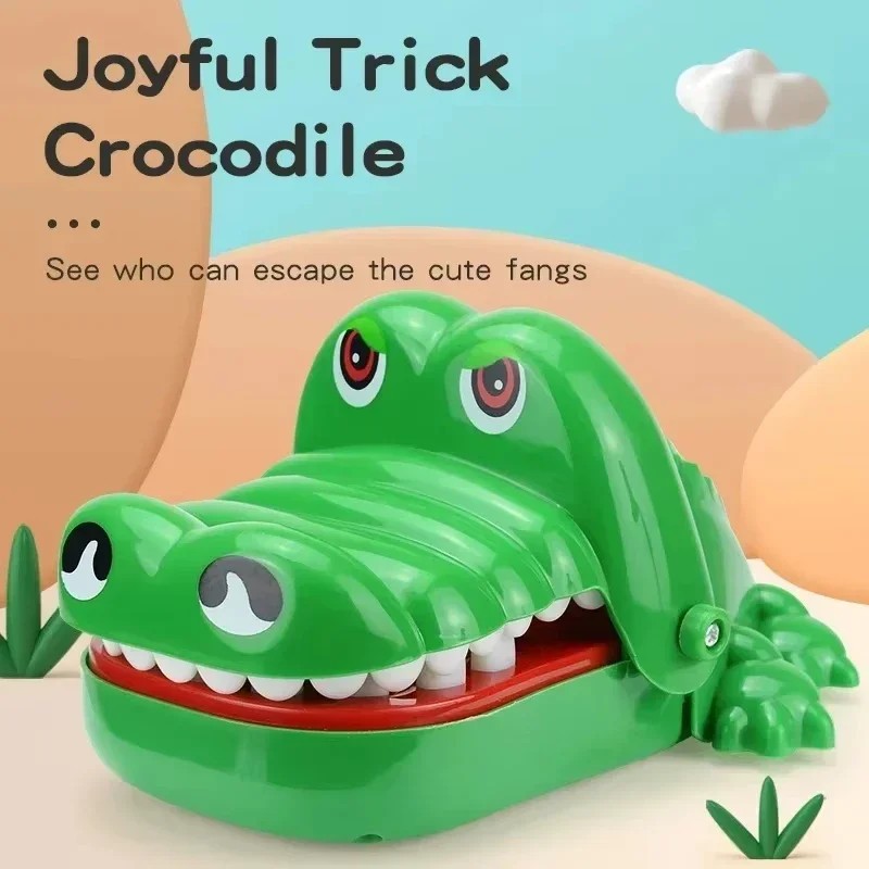 Smooth Crocodile Teeth Toys Kids Alligator Biting Finger Dentist Games Funny Party Children Game Luck Pranks